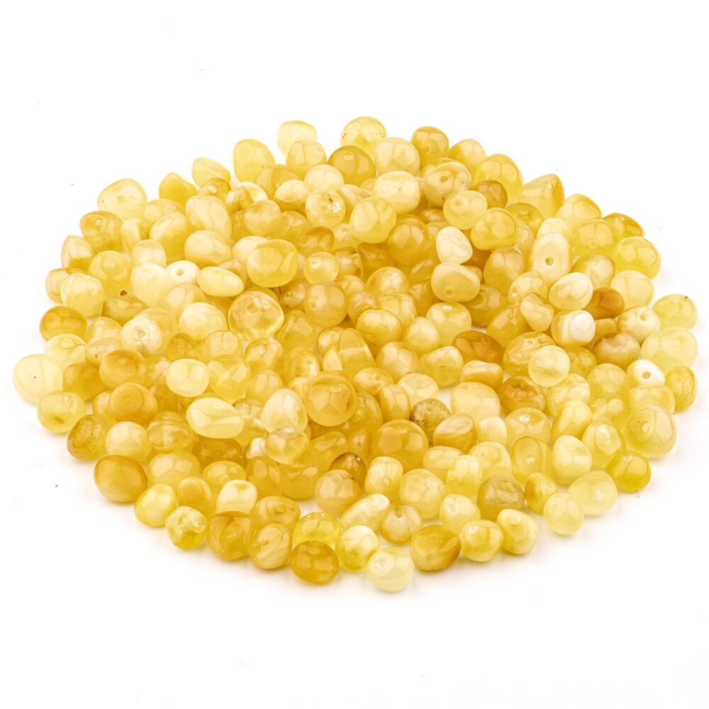 7140 Amber Beads Baroque Style – Polished and Raw 100% Natural Baltic Stone